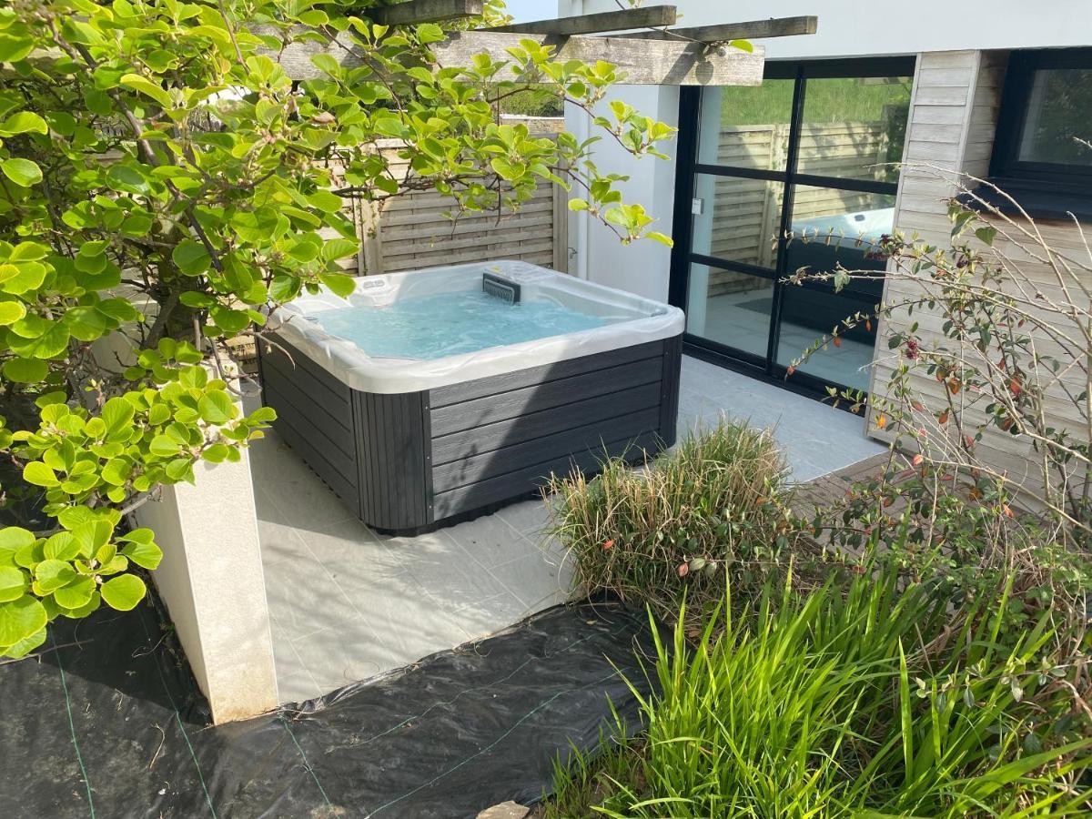 Maison Villa Montmarin Vue Mer Bretagne Nord Vers Roscoff Carantec Morlaix Plouescat Locquenole Avec Son Spa Et Sa Vue Mer ภายนอก รูปภาพ