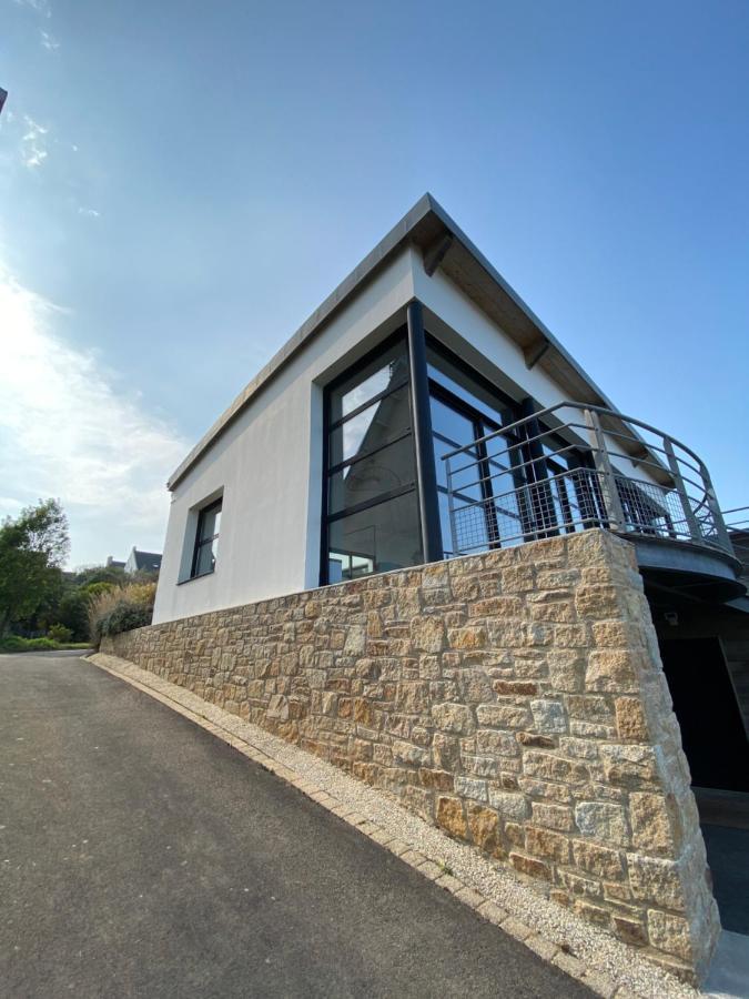 Maison Villa Montmarin Vue Mer Bretagne Nord Vers Roscoff Carantec Morlaix Plouescat Locquenole Avec Son Spa Et Sa Vue Mer ภายนอก รูปภาพ