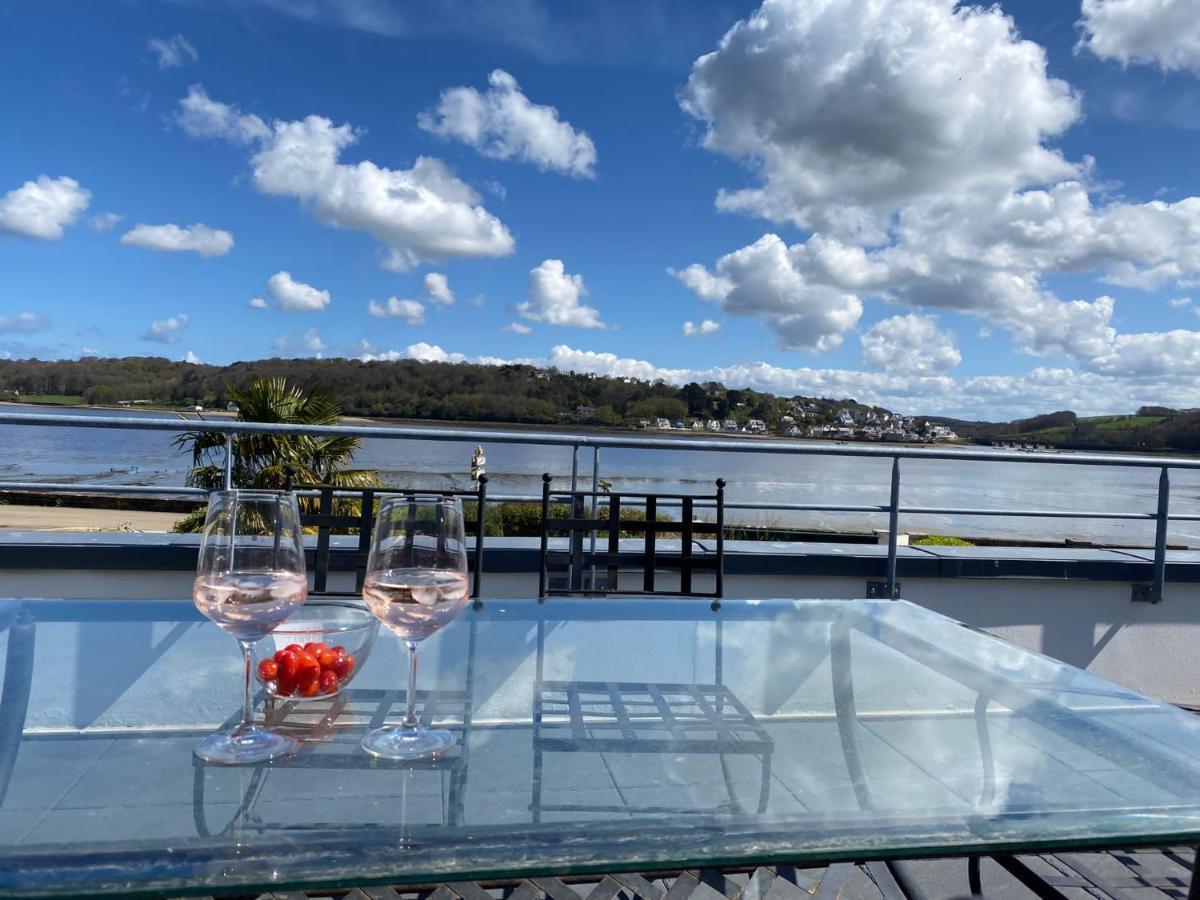 Maison Villa Montmarin Vue Mer Bretagne Nord Vers Roscoff Carantec Morlaix Plouescat Locquenole Avec Son Spa Et Sa Vue Mer ภายนอก รูปภาพ